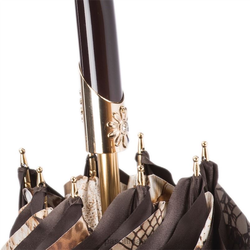 مظلة | 189 58303-16 f38 - مظلة بنية اللون، قماش مزدوج PASOTTI Z446V379